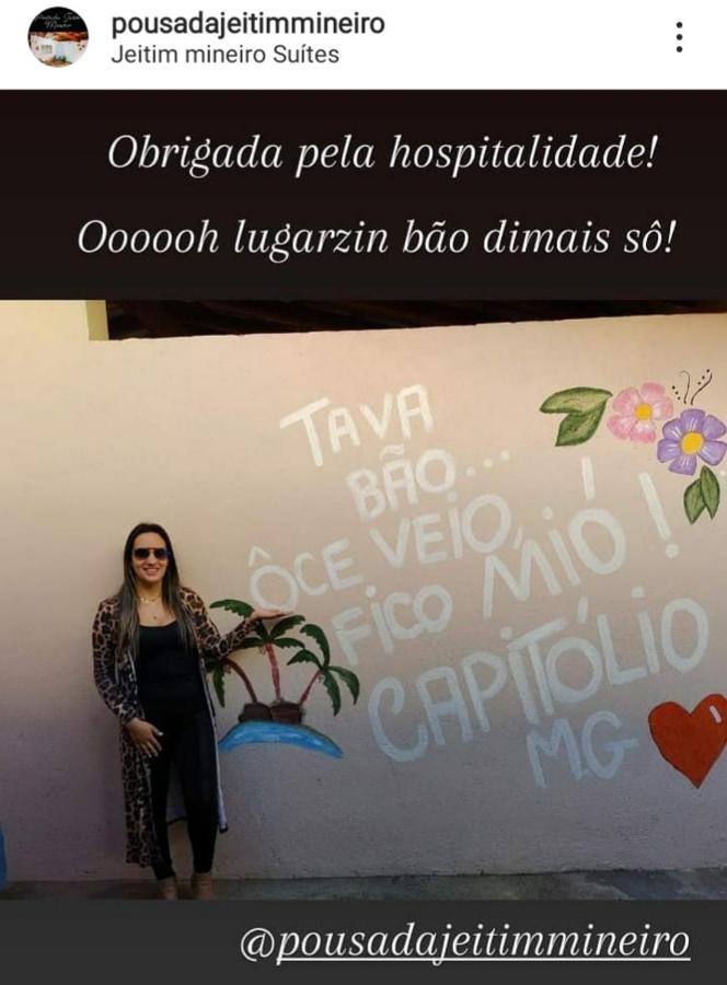 Pousada Jeitim Mineiro Capitolio Bagian luar foto